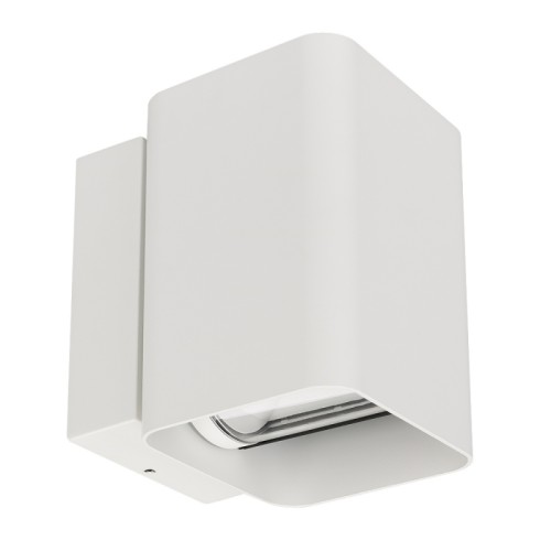 Светильник LGD-Wall-Vario-J2WH-12W Warm White (Arlight, IP54 Металл, 3 года) Уличный светодиодный светильник для стен, изменяемый угол освещения 0°-80°, свет вверх-вниз на 2 стороны. Цвет ТЕПЛЫЙ БЕЛЫЙ 3000К, светодиоды 2x6Вт CREE (750 лм). Влагозащищенный корпус IP54 - белый (RAL9003) алюминий, экран ударопрочный PC. Питание 230В, мощность 12 Вт. Размеры ВхШхГ -138х104х129 мм.