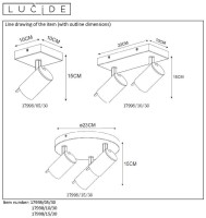  - Спот Lucide Grony 17998/15/30