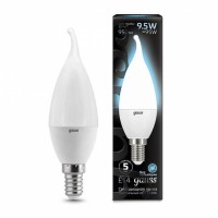  - Лампа светодиодная Gauss E14 9.5W 4100K матовая 104101210