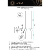  - Бра Aployt Gabi APL.0123.01.12