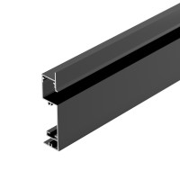  - Профиль PLINTUS-H73-F-2000 BLACK (Arlight, Алюминий)