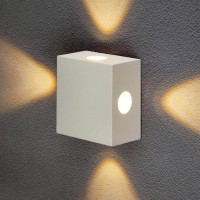  - Уличный настенный светодиодный светильник Elektrostandard 1601 Techno LED Kvatra белый 4690389116391
