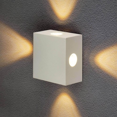 Уличный настенный светодиодный светильник Elektrostandard 1601 Techno LED Kvatra белый 4690389116391 