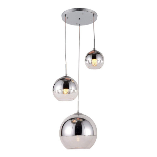 Подвесная люстра Lumina Deco Veroni LDP 1029-3 CHR 