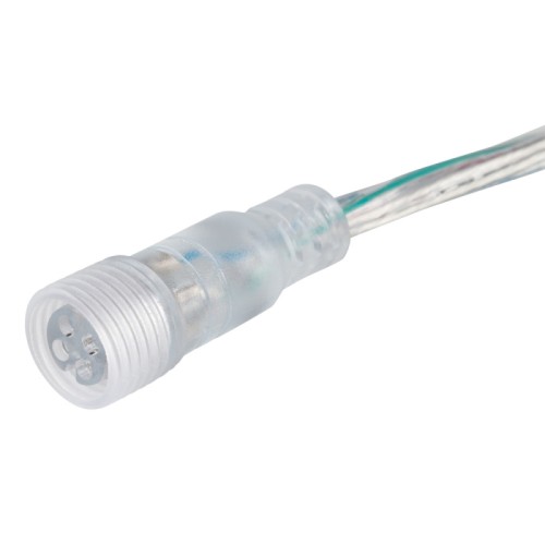 Разъем выводной DCWP-4pin-L150mm-X1F (MAMA) (Arlight, -) Круглый герметичный разъем DC 4pin МАМА для соединения отрезков RGB светодиодных лент. Корпус IP65. Провод 22AWG, длина 15 см. Максимальный допустимый ток 2А. Ответный разъем ПАПА поставляется отдельно.
ПВХ-компаунд, твердость 50P, термостойкость 80℃, класс огнестойкости: VW-1; UL2464"
Цена за 1шт.