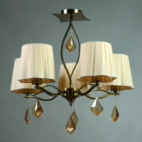  - Потолочная люстра Brizzi BX03203/5 Bronze Cream