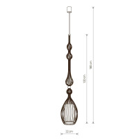  - Подвесной светильник Nowodvorski Abi 8865