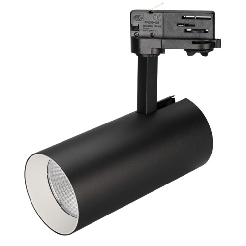 Светильник SP-POLO-TRACK-LEG-R85-15W White5000 (BK-WH, 40 deg) (Arlight, IP20 Металл, 3 года) Трековый светильник 15Вт, черный круглый корпус, белая вставка, металл.
Цвет свечения БЕЛЫЙ 5000K, св.поток 1100лм, CRI(Ra)>80, угол 40°. Размер DxLxH 85x185x170мм, встроенный драйвер PRI:220-240VAC, SEC:DC 350mA 30-43V, 15Вт.