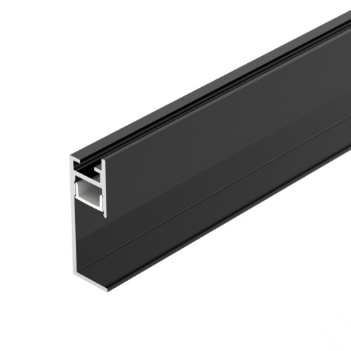 Профиль PLINTUS-H35-F-2000 BLACK (Arlight, Алюминий) 