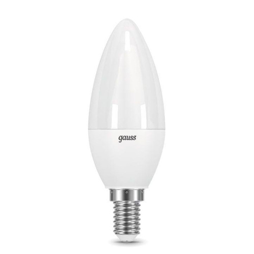 Лампа светодиодная Gauss E14 10W 6500K матовая 33130 