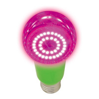  - Лампа светодиодная для растений Uniel E27 8W прозрачная LED-A60-8W/SPSB/E27/CL PLP30GR UL-00004581