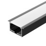 Профиль с экраном SL-LINIA62-F-2500 BLACK+OPAL (Arlight, Алюминий) - Профиль с экраном SL-LINIA62-F-2500 BLACK+OPAL (Arlight, Алюминий)