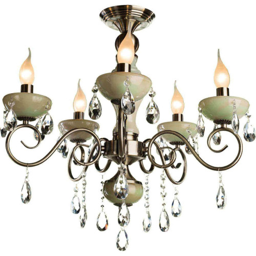 Потолочная люстра Arte Lamp Onyx Green A9592PL-5AB 