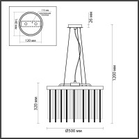  - Подвесная люстра Odeon Light York 4788/7