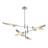 Подвесная люстра Crystal Lux Rafael SP6 Chrome - Подвесная люстра Crystal Lux Rafael SP6 Chrome