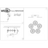 Потолочная люстра Wedo Light Marik 75275.01.03.05 - Потолочная люстра Wedo Light Marik 75275.01.03.05