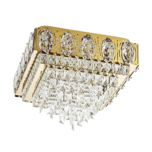Потолочная люстра LED4U L9438-500-500 GD с функцией УД 
