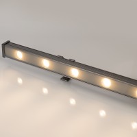  - Линейный прожектор AR-LINE-1000-12W Warm3000 (GR, 15x60 deg, 230V) (Arlight, IP65 Металл, 3 года)