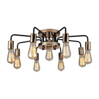  - Потолочная люстра Arte Lamp A6001PL-9BK