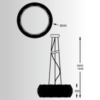  - Подвесная люстра Zumaline Sole P0317-06H-S8A1