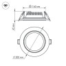 Светодиодная панель LT-R200WH 16W Warm White 120deg (Arlight, IP40 Металл, 3 года) - Светодиодная панель LT-R200WH 16W Warm White 120deg (Arlight, IP40 Металл, 3 года)