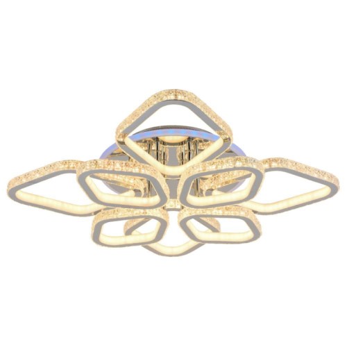 Потолочная светодиодная люстра Profit Light 8044/4+4 CHR 