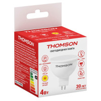  - Лампа светодиодная Thomson GU5.3 4W 3000K полусфера матовая TH-B2043