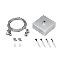  - Подвес ARL-2x4m Set (Silver box, Pad 9x2mm) (Arlight, Металл)