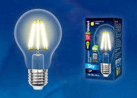  - Лампа светодиодная филаментная Uniel E27 15W 3000K прозрачная LED-A70-15W/3000K/E27/CL PLS02WH UL-00004868