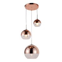  - Подвесная люстра Lumina Deco Veroni LDP 1029-3 R.GD
