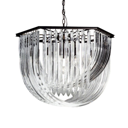 Люстра Murano 8 chrome 