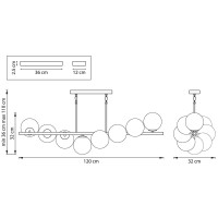  - Подвесная люстра Lightstar Croco 815187