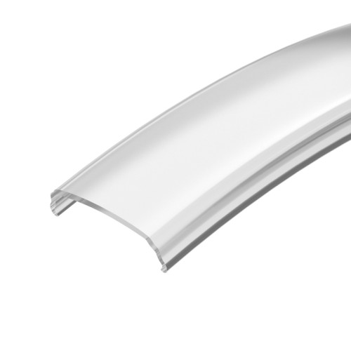 Экран ARH-BENT-W18-2000-Frost (Arlight, Пластик) Полуматовый экран (PC) для профиля ARH-BENT-W18-2000 ANOD. Светопропускание до 85%. Длина 2000мм. Цена за 1м.