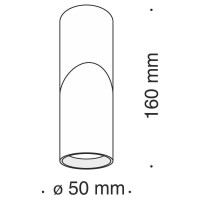  - Потолочный светильник Technical C027CL-L10B