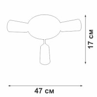  - Потолочная люстра Vitaluce V3762-1/3PL