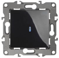  - Выключатель одноклавишный с подсветкой ЭРА 12 10AX 250V 12-1102-06 Б0014638