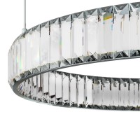  - Подвесной светодиодный светильник Loft IT Crystal ring 10135/1000 Chrome