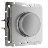 Диммер Werkel серебряный рифленый WL09-DM600 4690389085031 - Диммер Werkel серебряный рифленый WL09-DM600 4690389085031