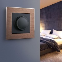  - Рамка Werkel Aluminium на 1 пост алюминий коричневый WL11-Frame-01 4690389073687