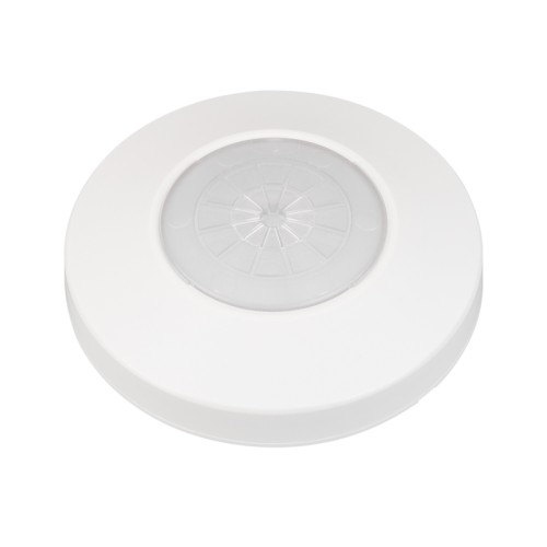 INTELLIGENT ARLIGHT Датчик присутствия DALI-MS-LS-8M-IN (DALI bus, 8М) (IARL, IP20 Пластик, 3 года) Датчик движения/присутствия/освещенности потолочный с выходом DALI-2. Угол 130град, зона чувствительности при высоте установки до 5м - Ф8м. Питание от шины DALI.