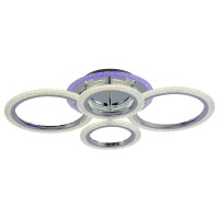  - Потолочная светодиодная люстра Profit Light 8086/2+2 CHR