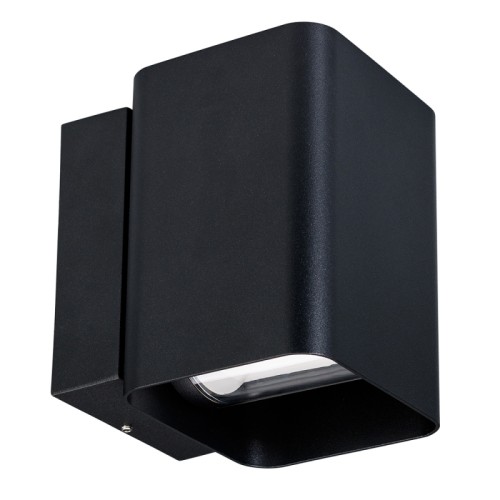 Светильник LGD-Wall-Vario-J2B-12W Warm White (Arlight, IP54 Металл, 3 года) Уличный светодиодный светильник для стен, изменяемый угол освещения 0°-80°, свет вверх-вниз на 2 стороны. Цвет ТЕПЛЫЙ БЕЛЫЙ 3000К, светодиоды 2x6Вт CREE (750 лм). Влагозащищенный корпус IP54 - черный (RAL9011) алюминий, экран ударопрочный PC. Питание 230В, мощность 12 Вт. Размеры ВхШхГ -138х104х129 мм.