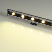  - Светодиодный прожектор AR-LINE-1000L-48W-24V RGB-Day4000 (Grey, 15x45 deg, DMX512) (Arlight, Закрытый)