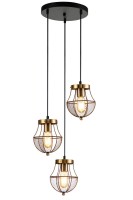  - Подвесная люстра Indigo Pallo 10011/3P Gold V000189