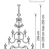 Подвесная люстра Osgona Tesoro 710572 - Подвесная люстра Osgona Tesoro 710572