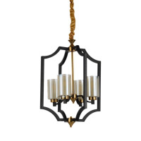 - Подвесная люстра Lumina Deco Vigatto LDP 1224-4 BK+MD