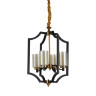 Подвесная люстра Lumina Deco Vigatto LDP 1224-4 BK+MD - Подвесная люстра Lumina Deco Vigatto LDP 1224-4 BK+MD
