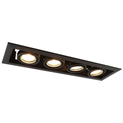 Встраиваемый светильник Arte Lamp Cardani Piccolo A5941PL-4BK 