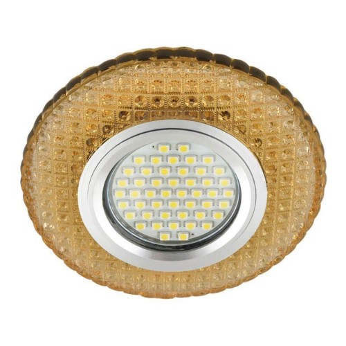 Встраиваемый светильник Fametto Luciole DLS-L135 Gu5.3 Glassy/Gold 