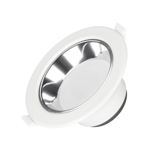 Светильник IM-STORM-R115-10W Day4000-MIX (WH, 80 deg, 230V) (Arlight, IP20 Металл, 3 года) Светильник даунлайт с изменяемой цветовой температурой и переключателем на корпусе. Мощность 10 Вт, св. поток 880 лм, 88 лм/Вт, белый 6000К, или дневной 4000К, или теплый 3000К (выбор цвета свечения при установке, фиксированный), CRI>80, угол 80°, напряжение питания 230 В. Белый круглый корпус из алюминия, степень защиты IP20. Размер: диаметр 113 мм, высота 59 мм. Монтаж встраиваемый, установочное отверстие: диаметр 90-102 мм. Драйвер 18-35 В, 350 мА, пульсация 